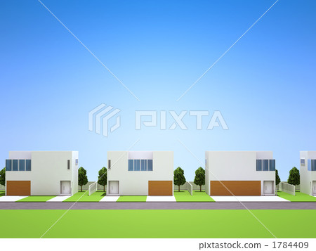 Streets of designer houses 1784409