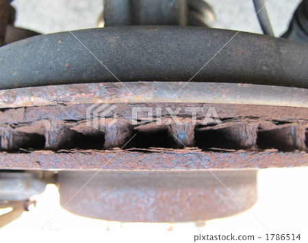 Rusted brake disc 3 Rusted brake disc 3 1786514