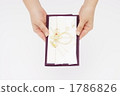 Hand that hands a gift bag Hand that hands a gift bag 1786826