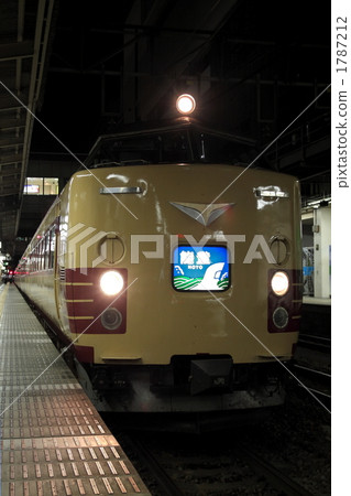 night train, takasaki station, series 485 1787212