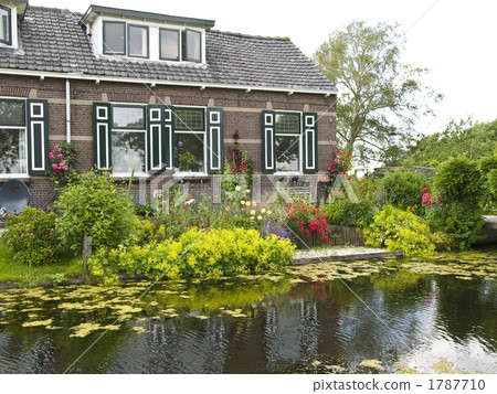 Dutch private house canal Dutch private house canal 1787710