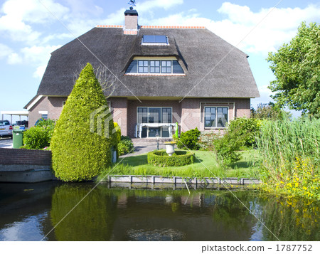 Dutch private house canal Dutch private house canal 1787752
