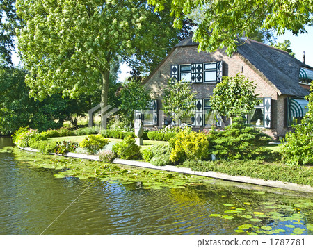 Dutch private house canal 1787781