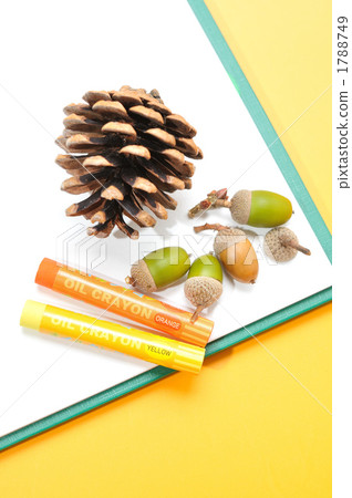 橡子，彩色糊狀物。 1788749