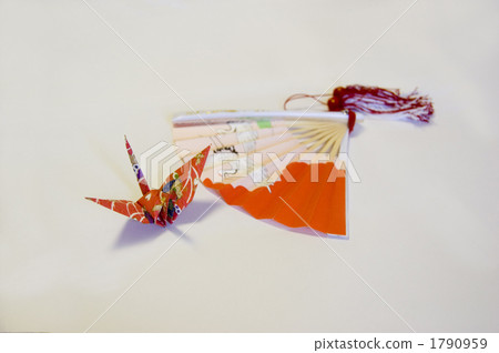 Orizuru and folding fan Orizuru and folding fan 1790959
