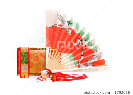 Shichigosan folding fan and bargain 1792686