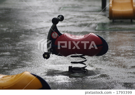 park for children, children's park, downpour 1793399