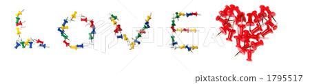 Color pin "LOVE" Color pin "LOVE" 1795517