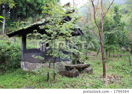 An old well in satoyama An old well in satoyama 1799364