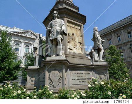 Leonardo da Vinci statue Leonardo da Vinci statue 1799724