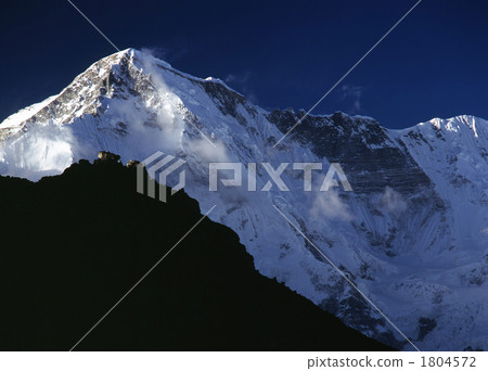 白天從高京峰[尼泊爾]看到卓奧友峰（8201m） 1804572