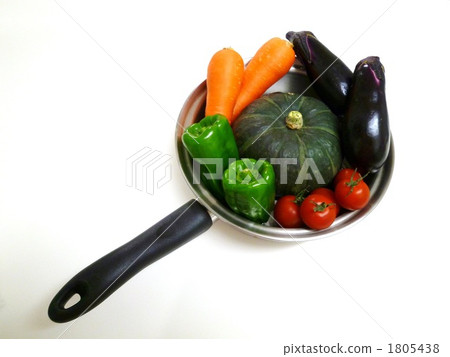 在煎鍋的蔬菜 1805438