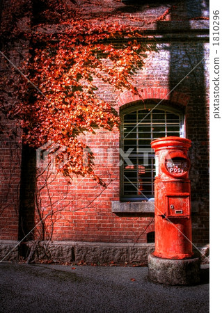 red brick, mail box, mailbox 1810296