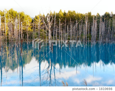 blue pond, aoiike, pond 1810698