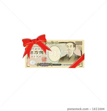 Cash gift illustrations 1811894