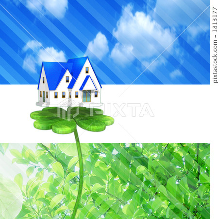 Solar house on the clover / Residential building of solar power generation 1813177