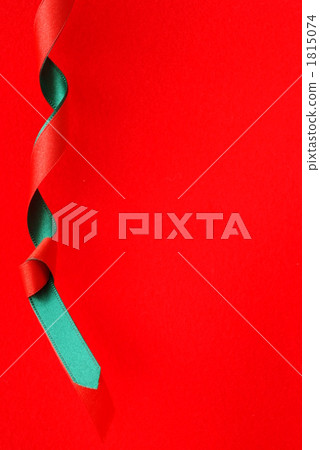 Red and green ribbon Red and green ribbon 1815074