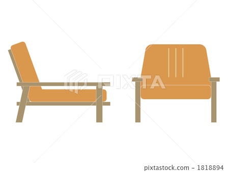 One-seat sofa · orange color 1818894