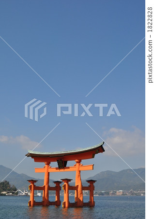 宮島 鳥居 鳥居門 1822828