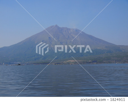 活火山 櫻島 堆 1824911