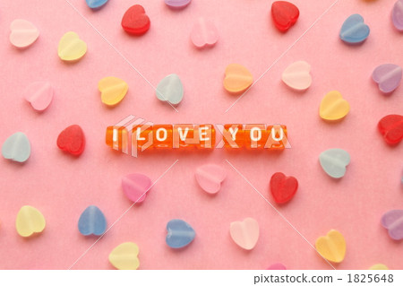 I LOVE YOU I Love You Love Love Message Pink ② 1825648