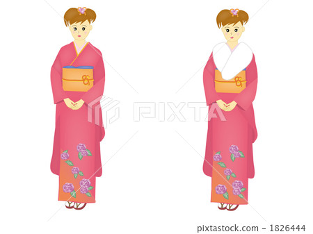 furisode, festive dress, coming of age day 1826444