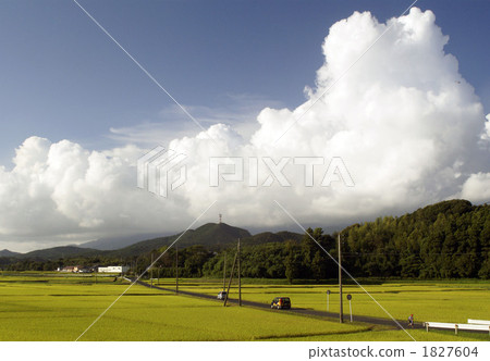 田園 田園風景 雲彩 1827604