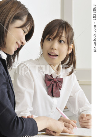 Teacher and student Teacher and student 1828863