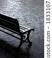 Bench in the rain 1833107