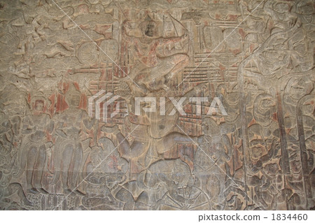 Angkor Wat's corridor mural 1834460