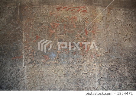 Angkor Wat's corridor mural Angkor Wat's corridor mural 1834471