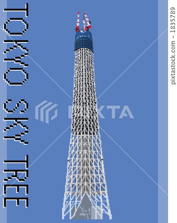 Tokyo Sky Tree (dot picture) Tokyo Sky Tree (dot picture) 1835789