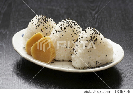 Sesame salt onigiri Sesame salt onigiri 1836796