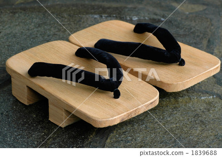 footwear, shoe, japanese wooden clog 1839688