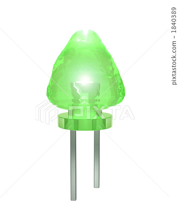 木形狀LED白色背景 1840389