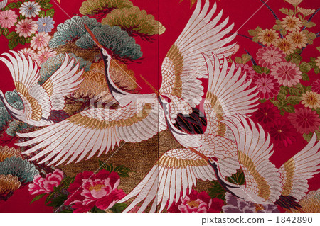 crane, cranes, japanese pattern 1842890
