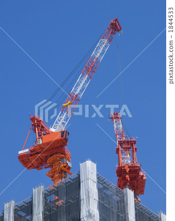 Crane Heavy Equipment Construction Site 1844533