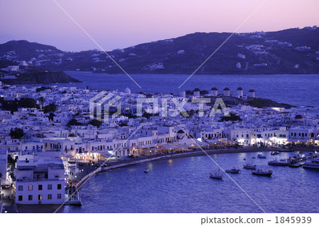 Dusk of Mykonos Island 1845939