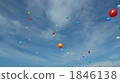 Balloons dancing in the blue sky 1846138