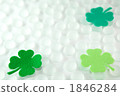 four-leaf clover, clover, glowing 1846284