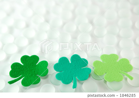 four-leaf clover, clover, texture 1846285