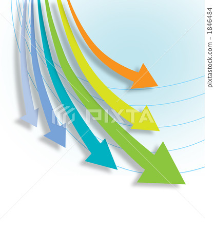 Blue background arrow 1846484