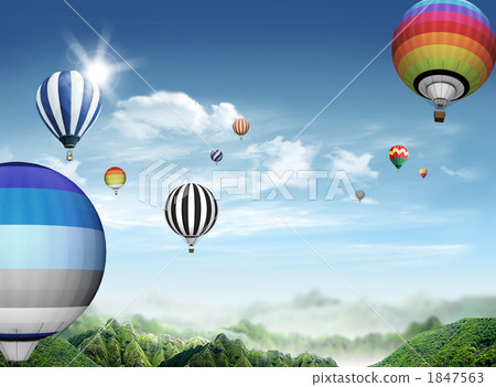 Hot air balloon _k_605995 Hot air balloon _k_605995 1847563