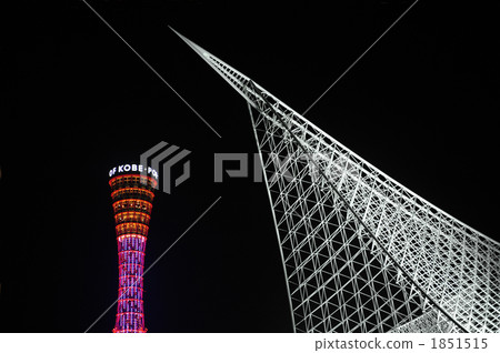 神戶海事博物館和港口塔1 神戶海事博物館和港口塔1 1851515