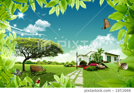 花園景觀_k _ 398716 花園景觀_k _ 398716 1851666