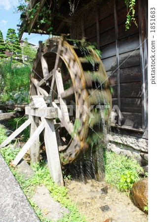 Rotating waterwheel 1851683