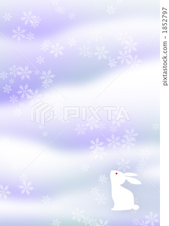 Usagi in the snowy field 1852797
