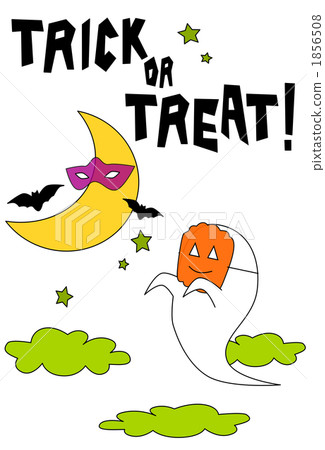 Halloween illustration (TrickOrTreat vertical) Halloween illustration (TrickOrTreat vertical) 1856508