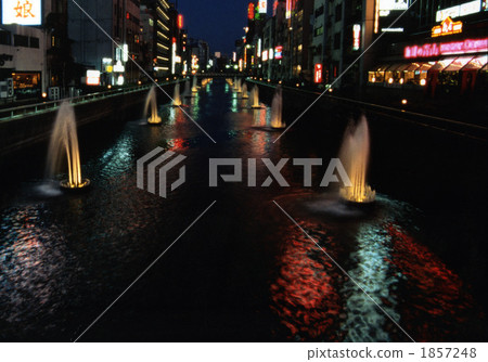 Night view of Dotonbori River 1857248
