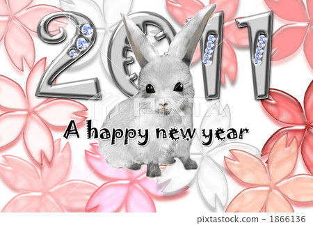 New year's cards 2011 rabbit New year's cards 2011 rabbit 1866136